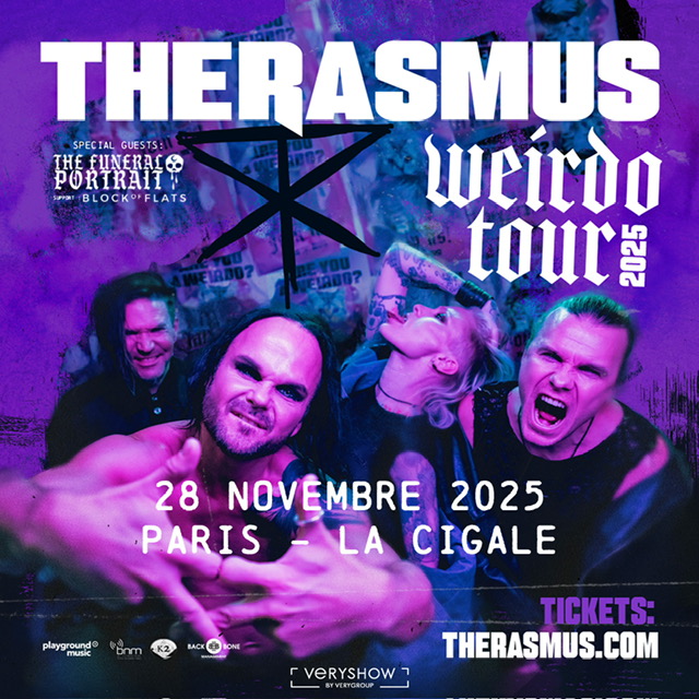 The RASMUS en concert à La Cigale de Paris en novembre&nbsp;2025!!!